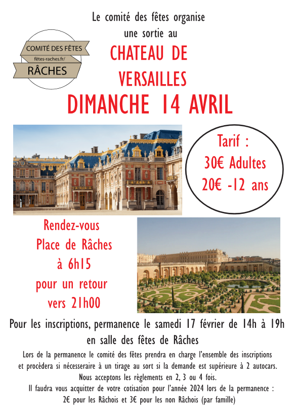 Sortie à Versailles le 14 avril 2024 - 1